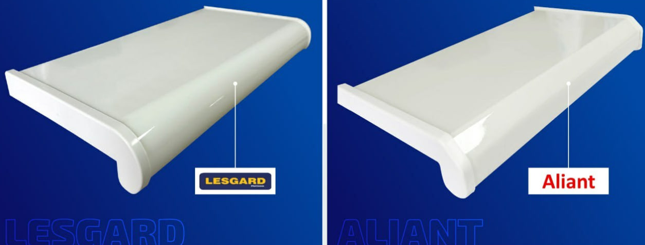 Термостійкі підвіконня Lesgard та Aliant – підвіконня преміум-класу